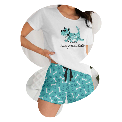 Pijama personalizada con estampado de perro