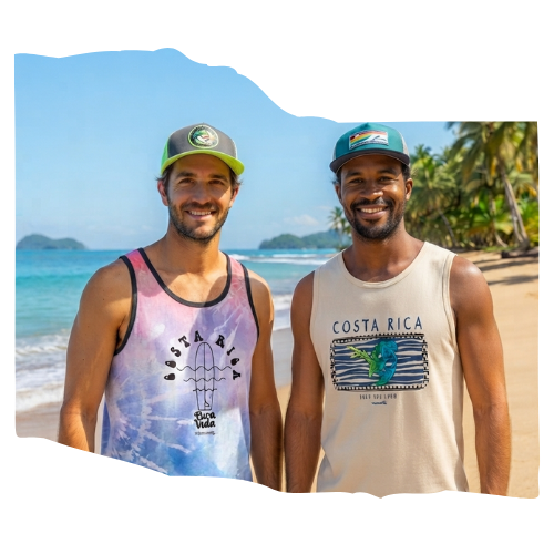 Camisetas tank Costa Rica para grupo de hombres